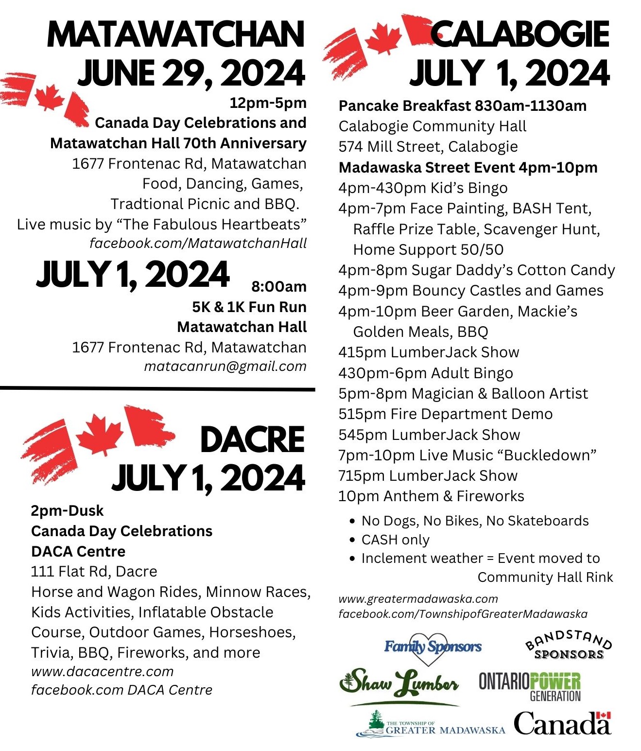 canada day events