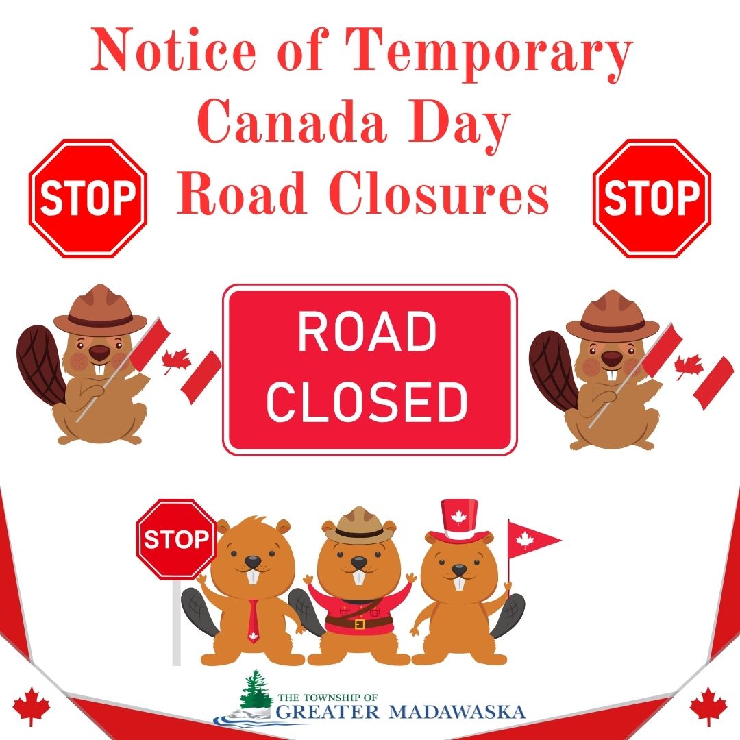notice of canada day road closures